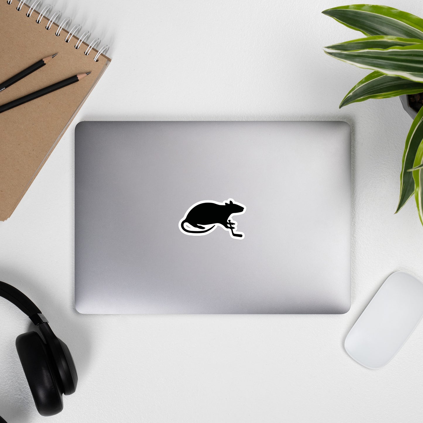 Rat and Stick Logo Bubble-free stickers
