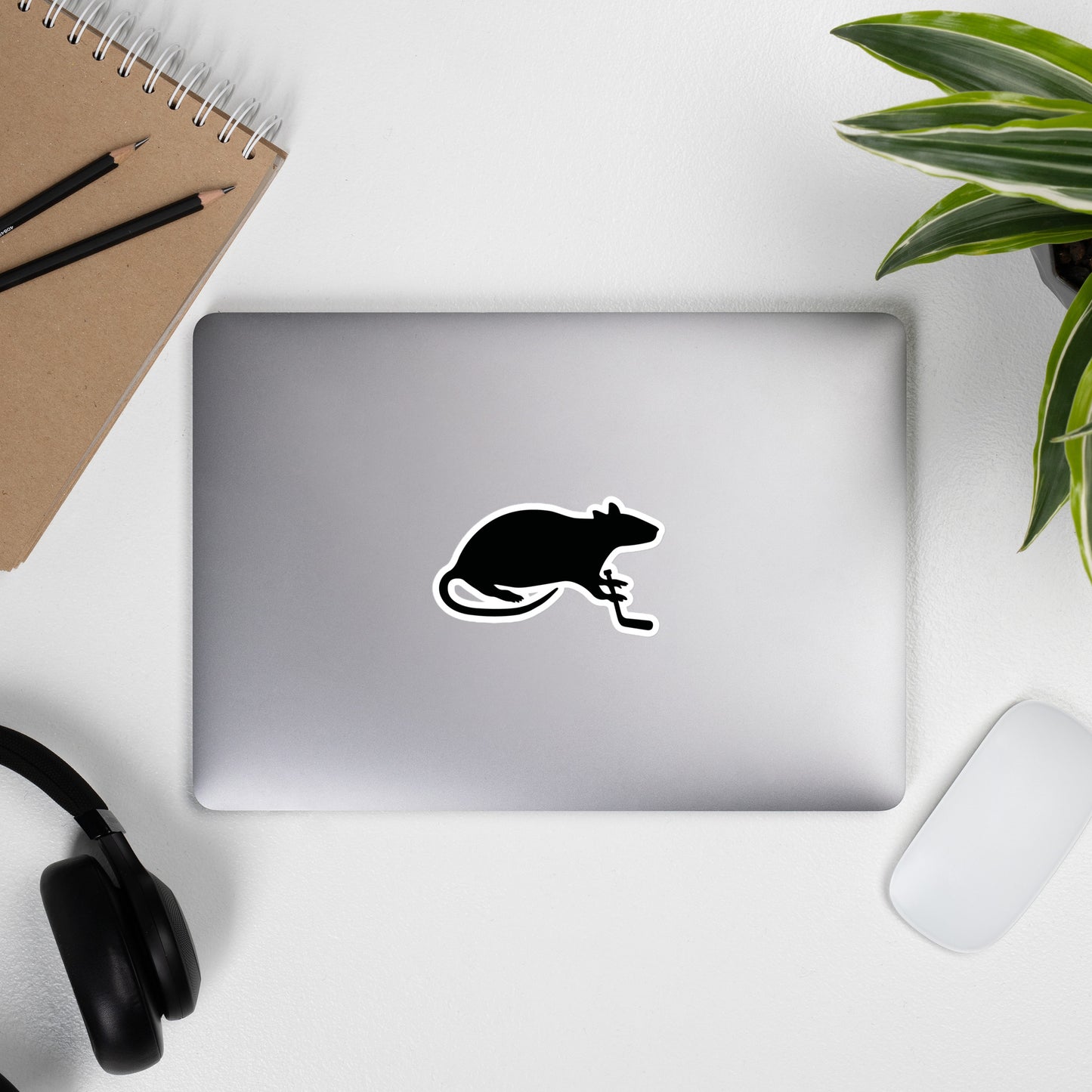 Rat and Stick Logo Bubble-free stickers