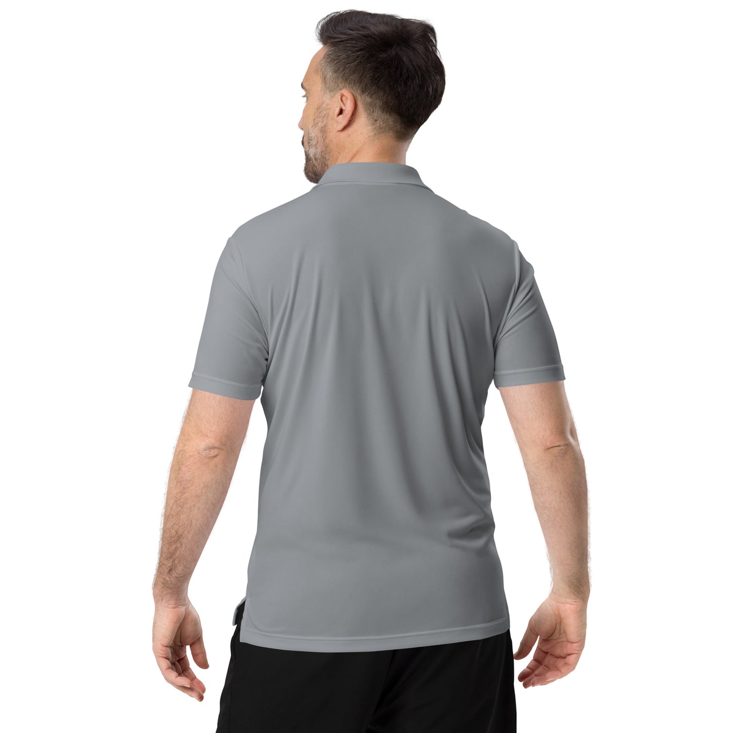 Black Stick and Rat River Rat adidas performance polo shirt