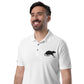 Black Stick and Rat River Rat adidas performance polo shirt