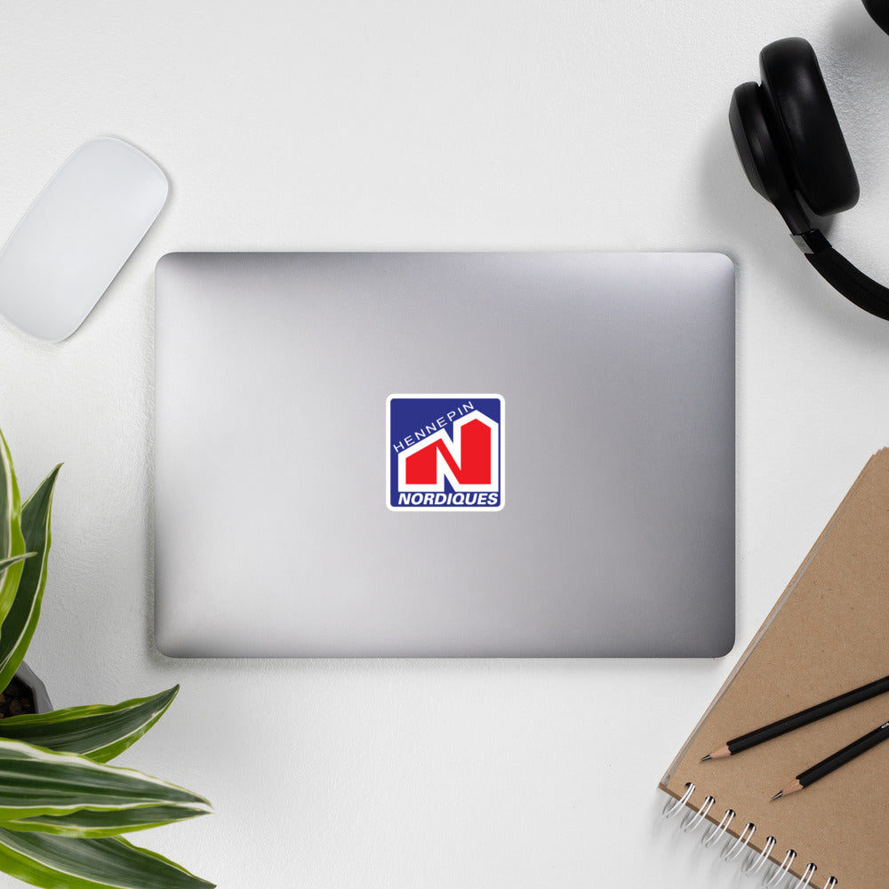 Hennepin Nordiques Bubble-free stickers