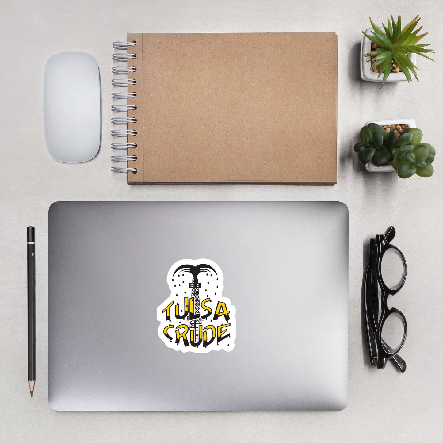 Tulsa Crude Bubble-free stickers