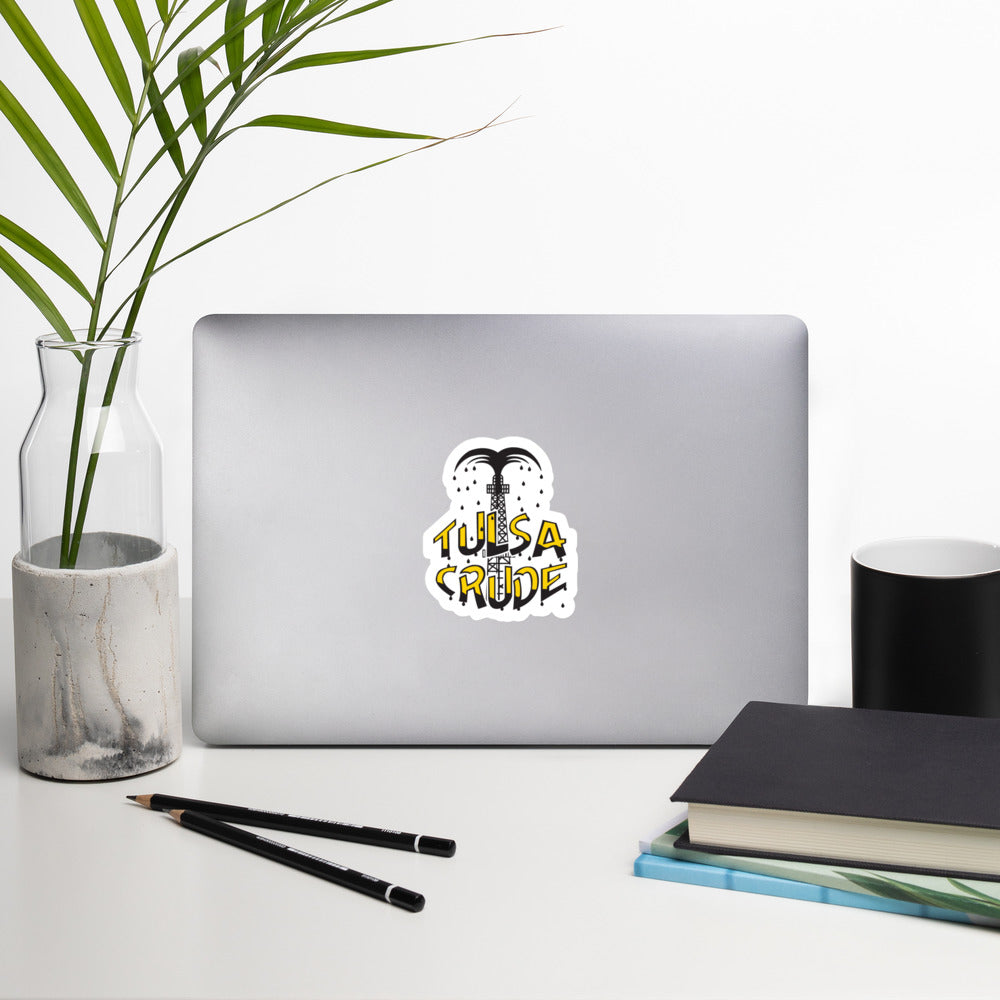 Tulsa Crude Bubble-free stickers