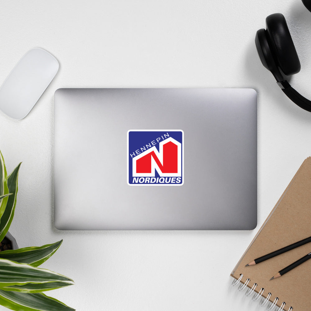 Hennepin Nordiques Bubble-free stickers