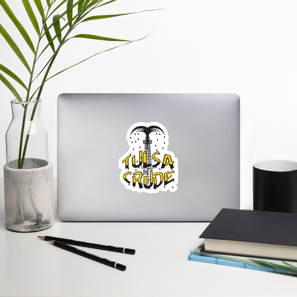 Tulsa Crude Bubble-free stickers