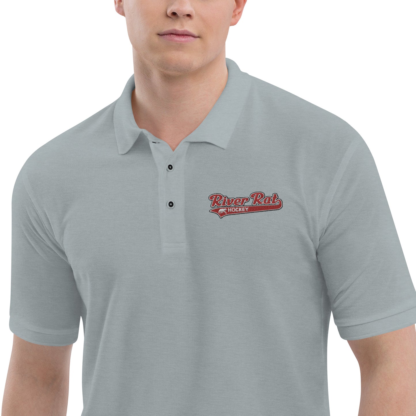 River Rat Hockey Men's Premium Polo