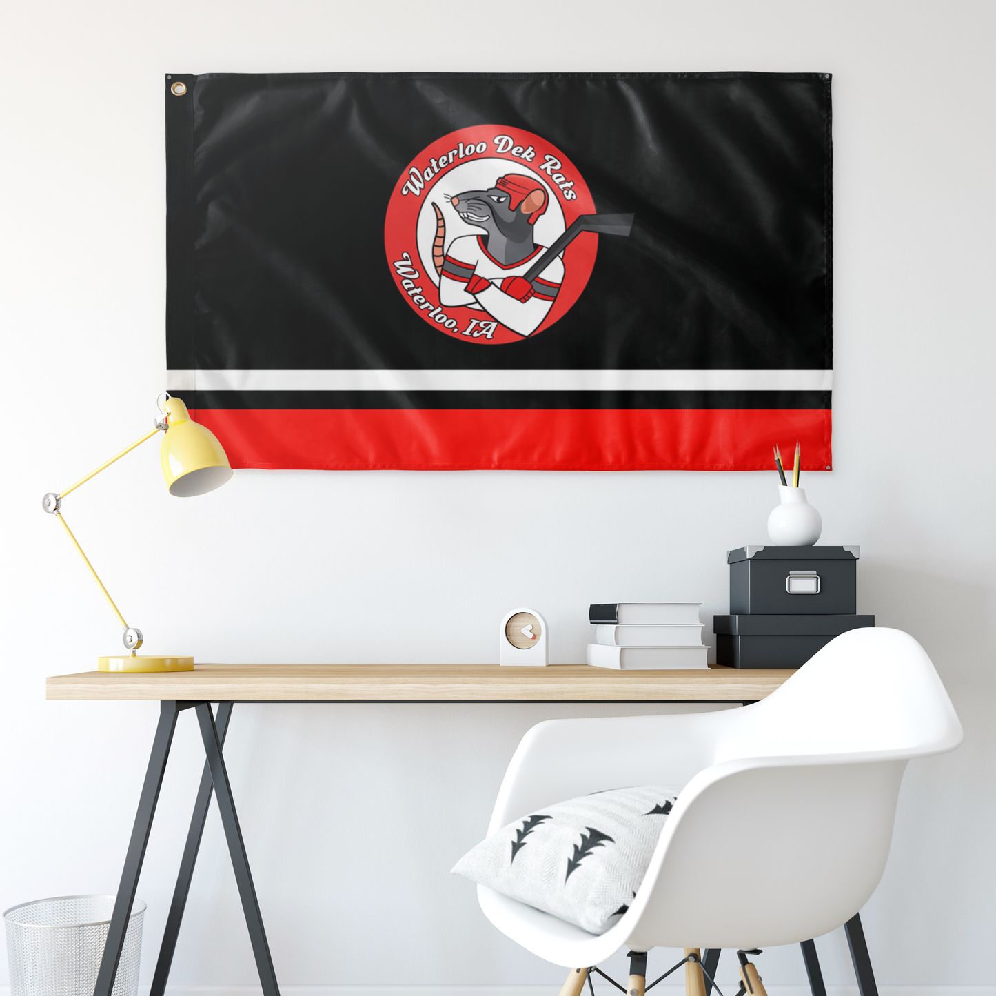 Waterloo Dek Rats Flag